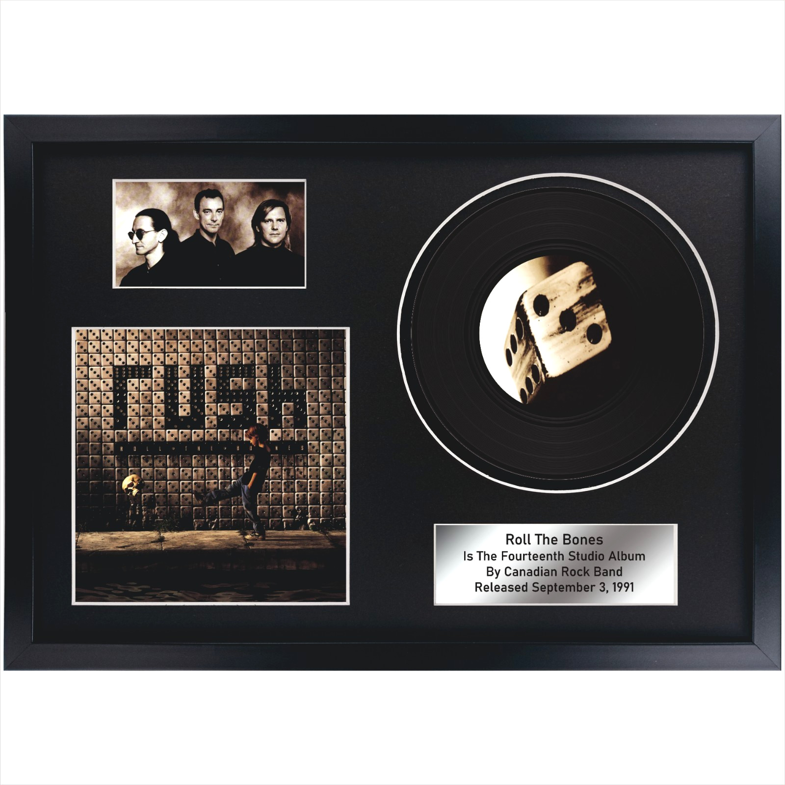 Rush – Permanent Waves / LP / Memorabilia / Souvenir in black frame / Rock