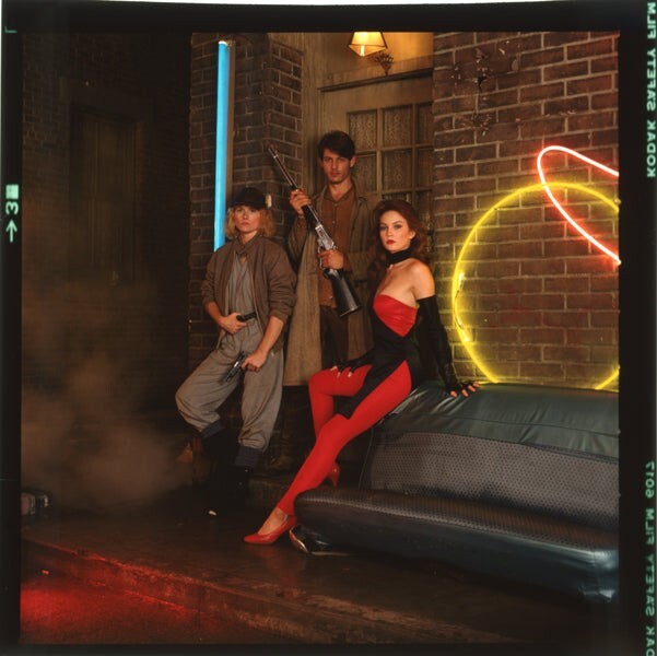 Streets of Fire Diane Lane Michael Pare Marine Jahan Original 2 1/4 Transparency
