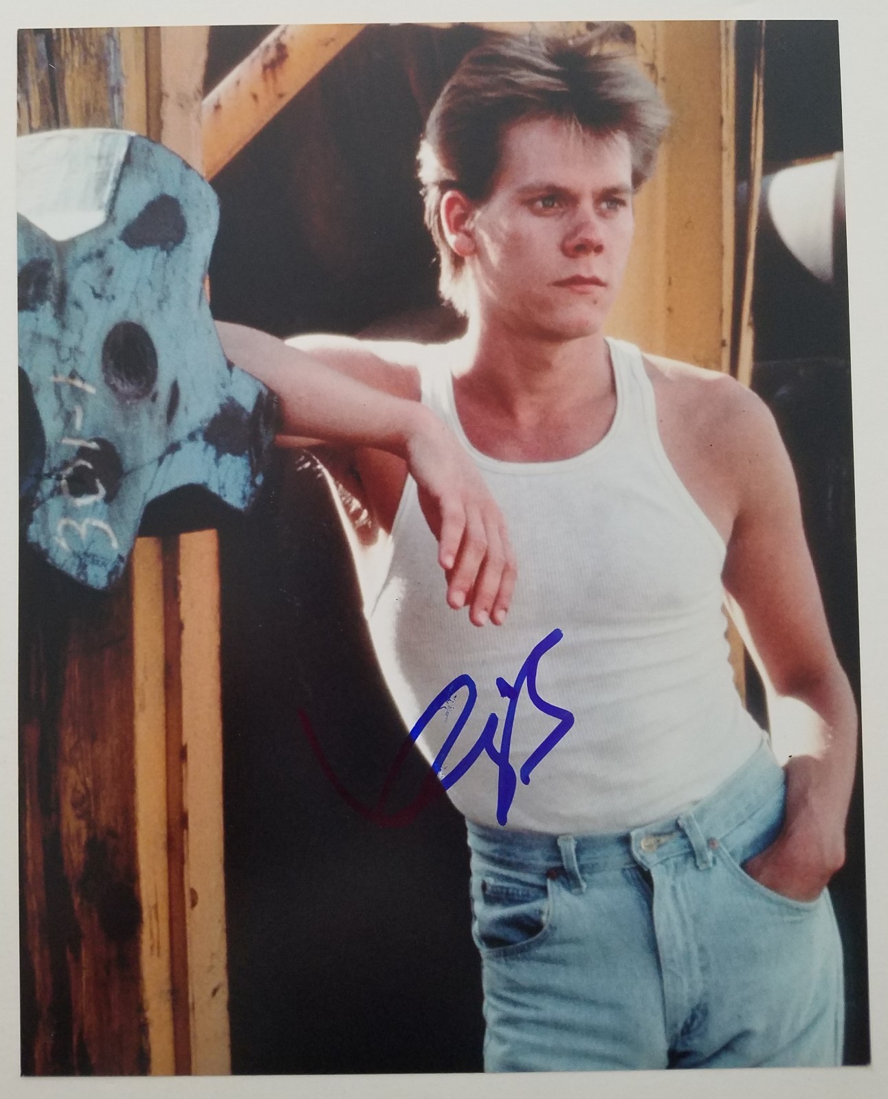 Kevin Bacon Signed Footloose 8×10 Photo Tremors The Following X-Men LEGEND RAD