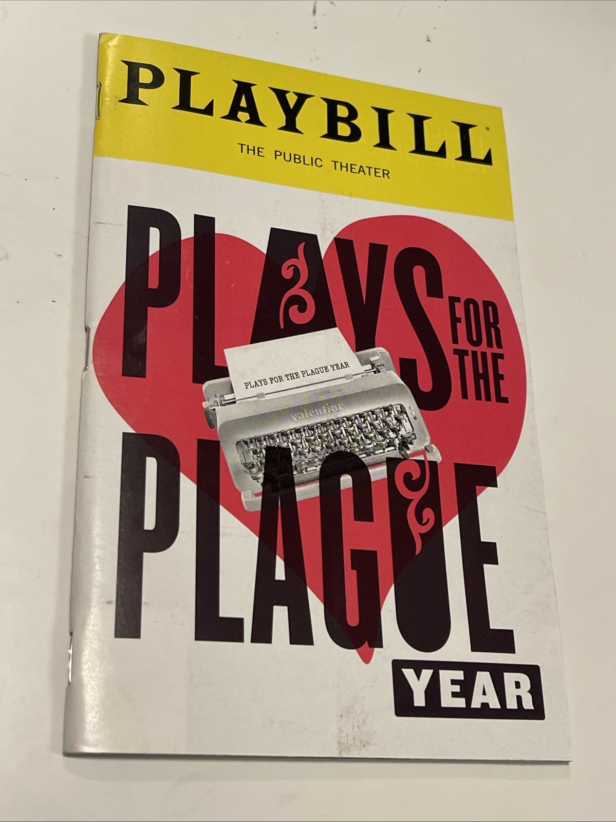 PLAYS FOR THE PLAGUE YEAR Nov 2022 Off-Broadway Playbill SUZAN-LORI PARKS Public