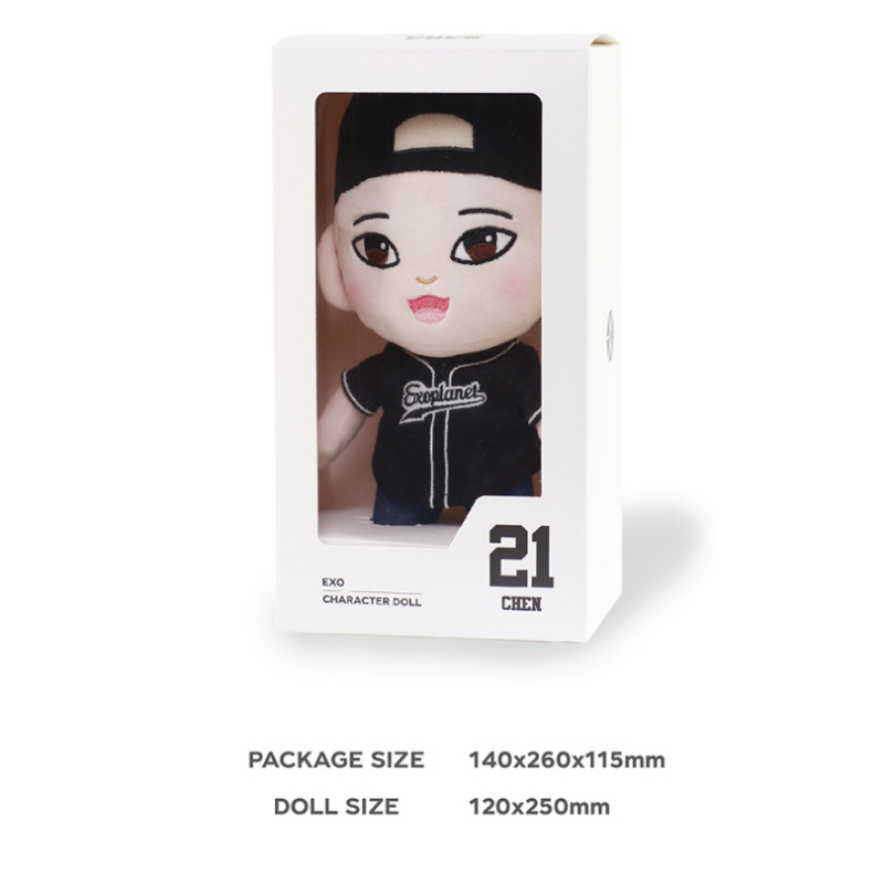 SM Entertainment Official Merchandise [ EXO ] Standing Plush Doll + Dolls Hoodie