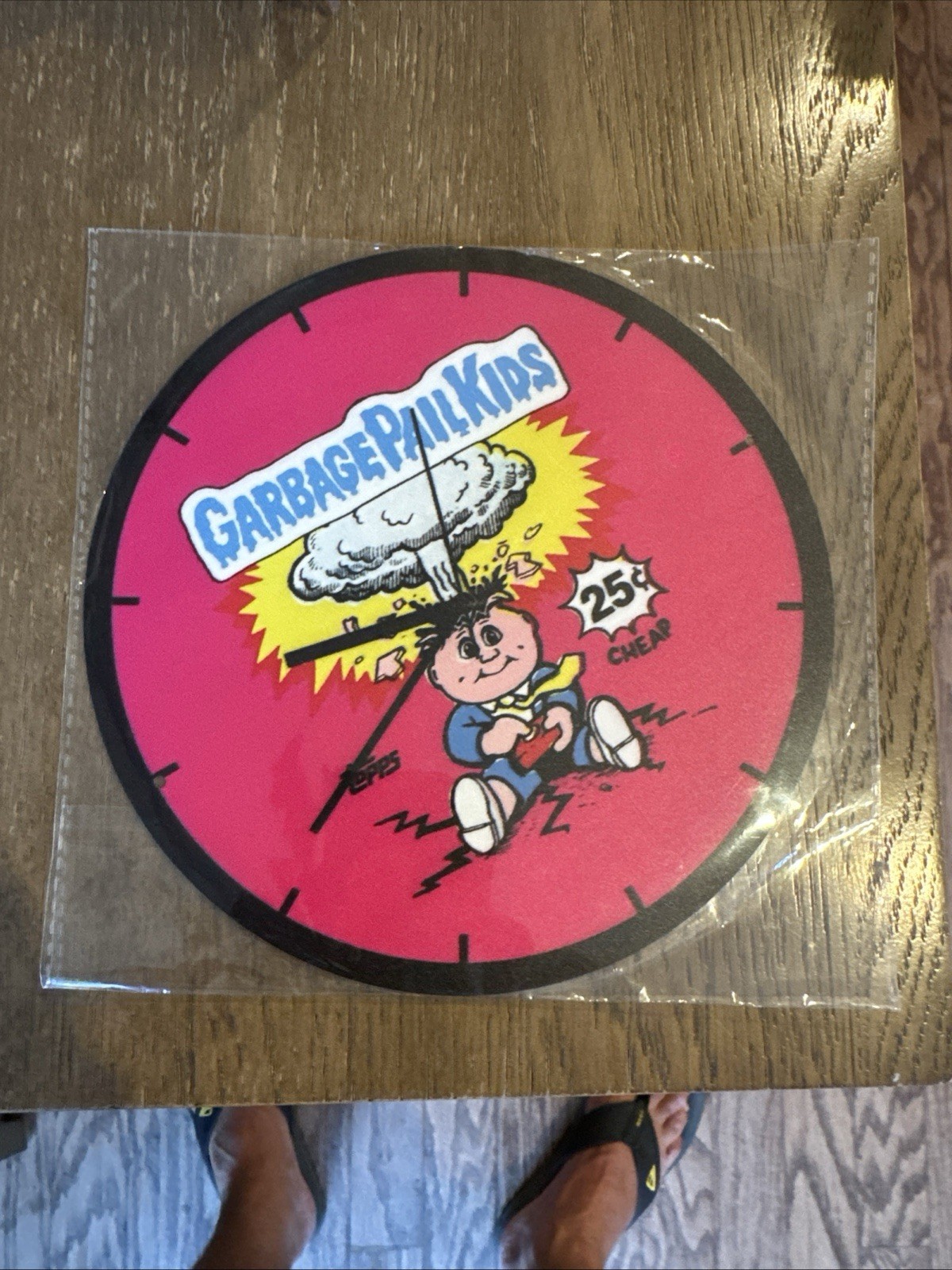 Garbage Pail Kids Round Wall Clock Made Of Metal – Brand New