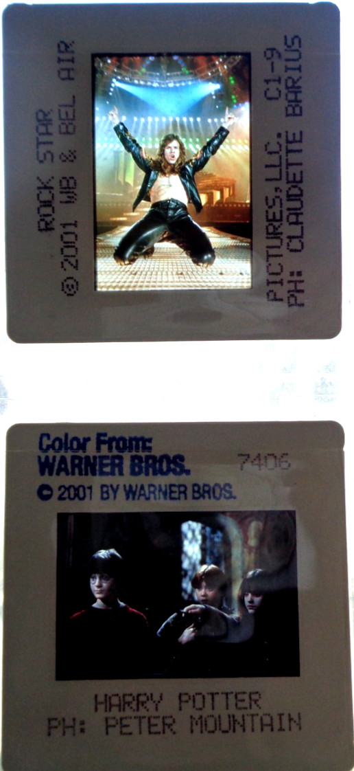 Warner Bros Pictures Fall/Winter 2001 Preview press kit 18 color slides H Potter