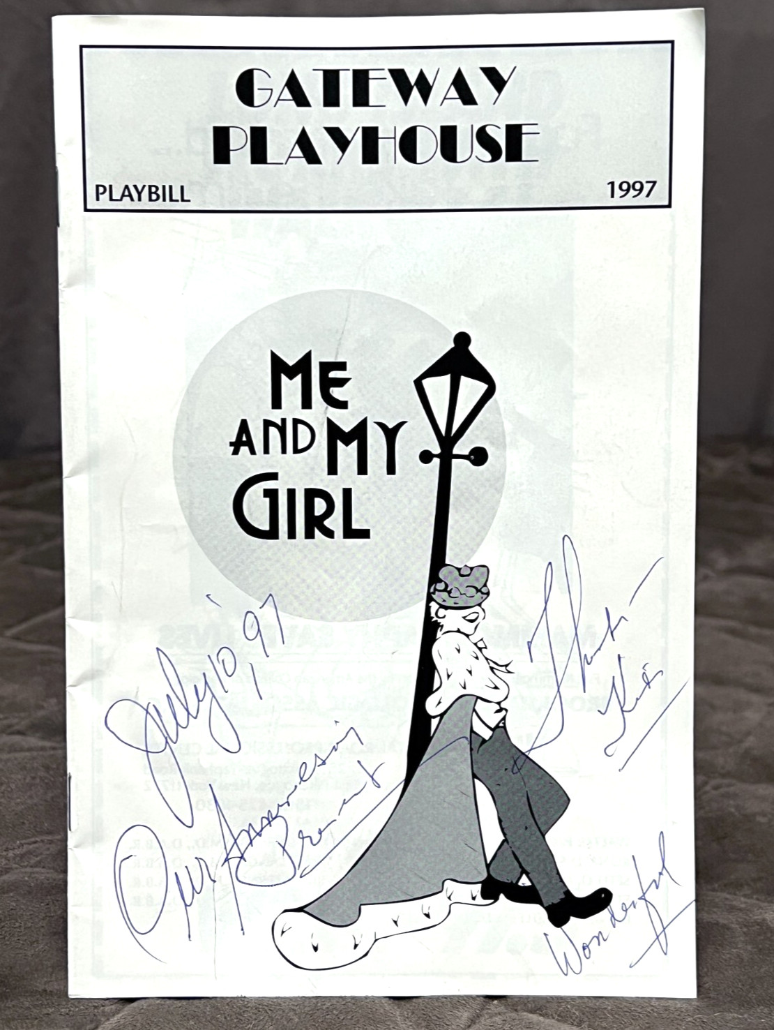 Vintage 1997 Playbill Gateway Playhouse Me and My Girl