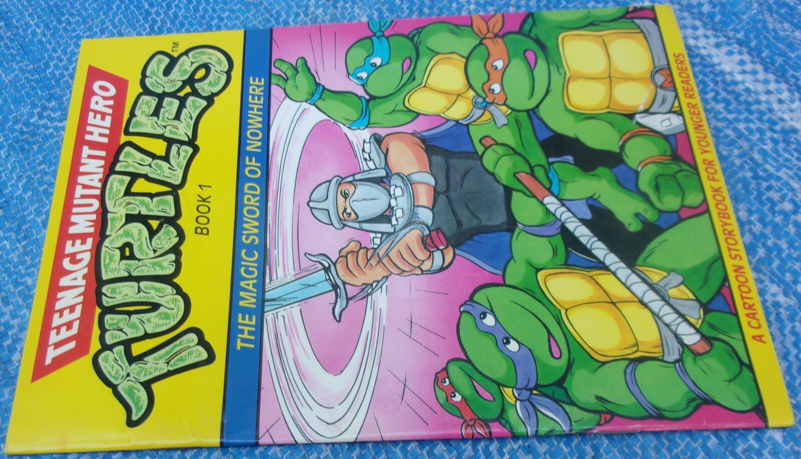 Teenage Mutant Hero Turtles Book 1 The Magic Sword Of Nowhere 1990 TMNT Ninja
