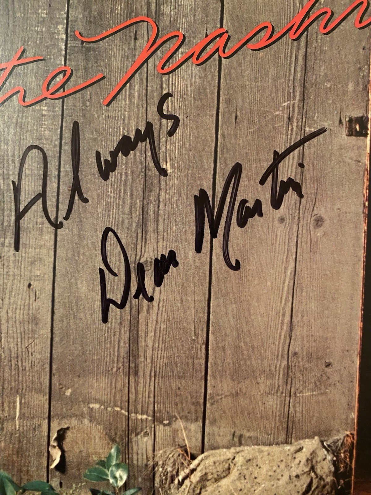 Dean Martin Signed Autographed Record Album With COA The Nashville Sessions RARE
