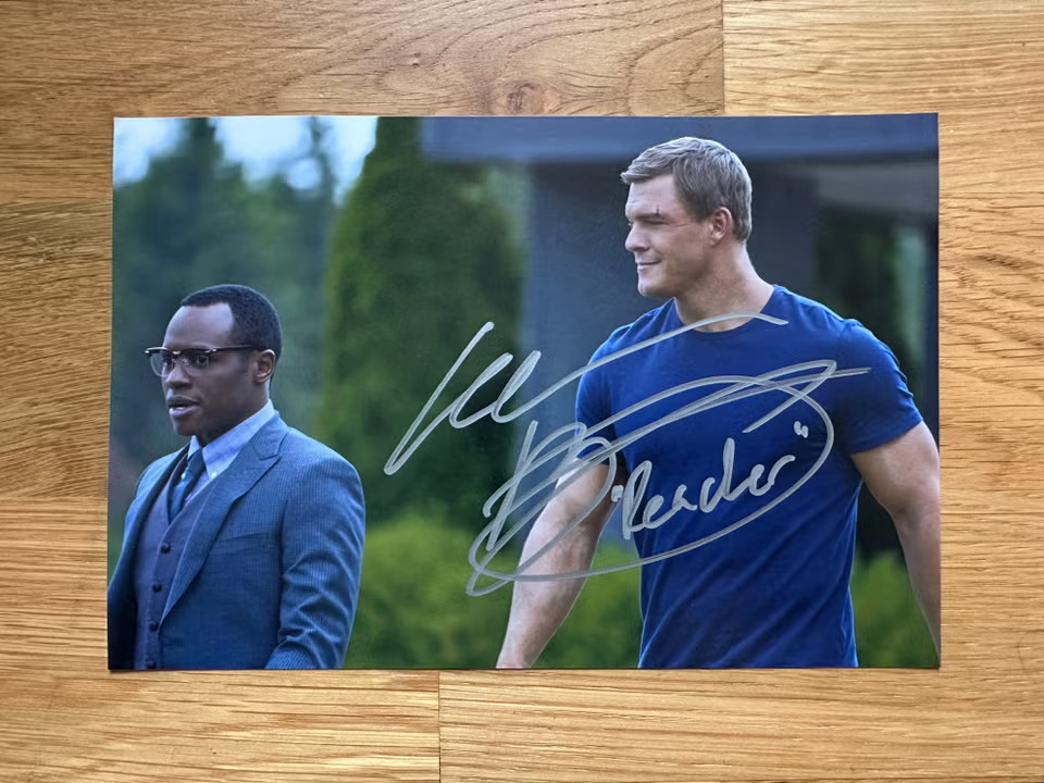 Alan Ritchson Signed 5×8 Reacher Photo Authentic Autograph Season 2 Amazon