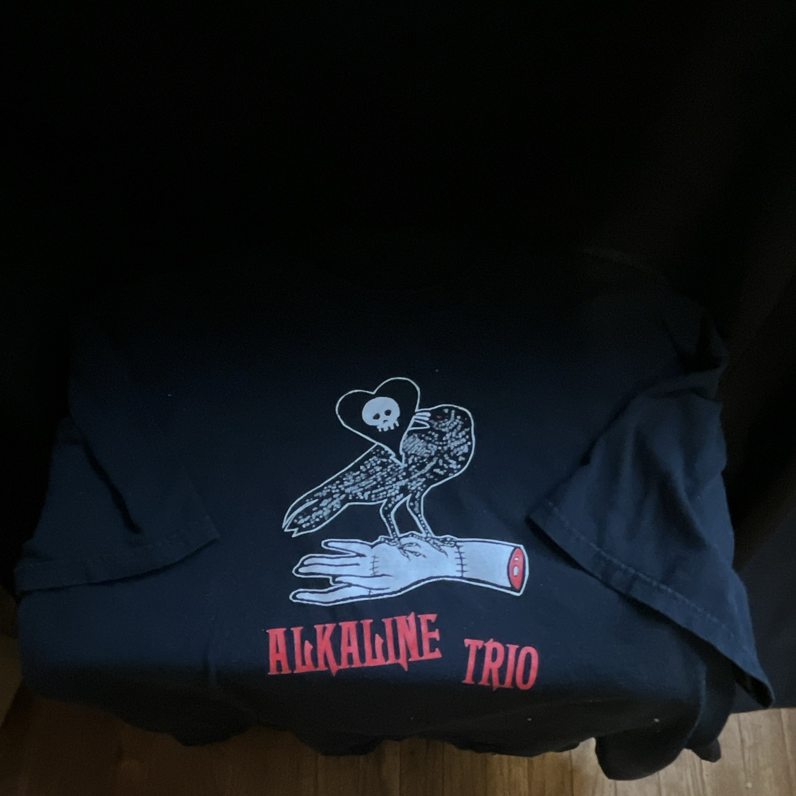 Alkaline Trio “Crow with a Hand” Men’s XL T-Shirt