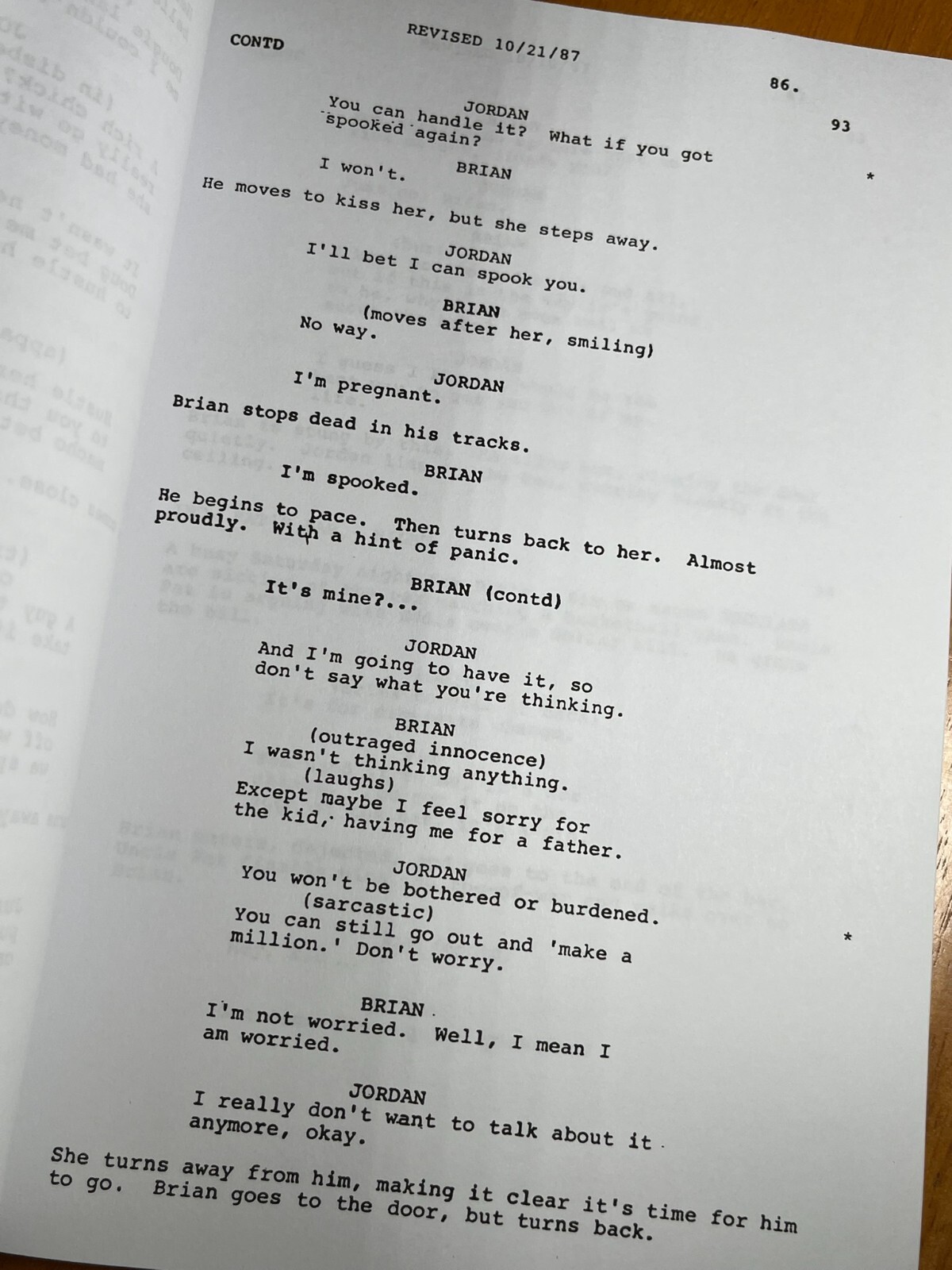 Cocktail Script Signed- Autograph Reprints- Tom Cruise- Cocktail Movie