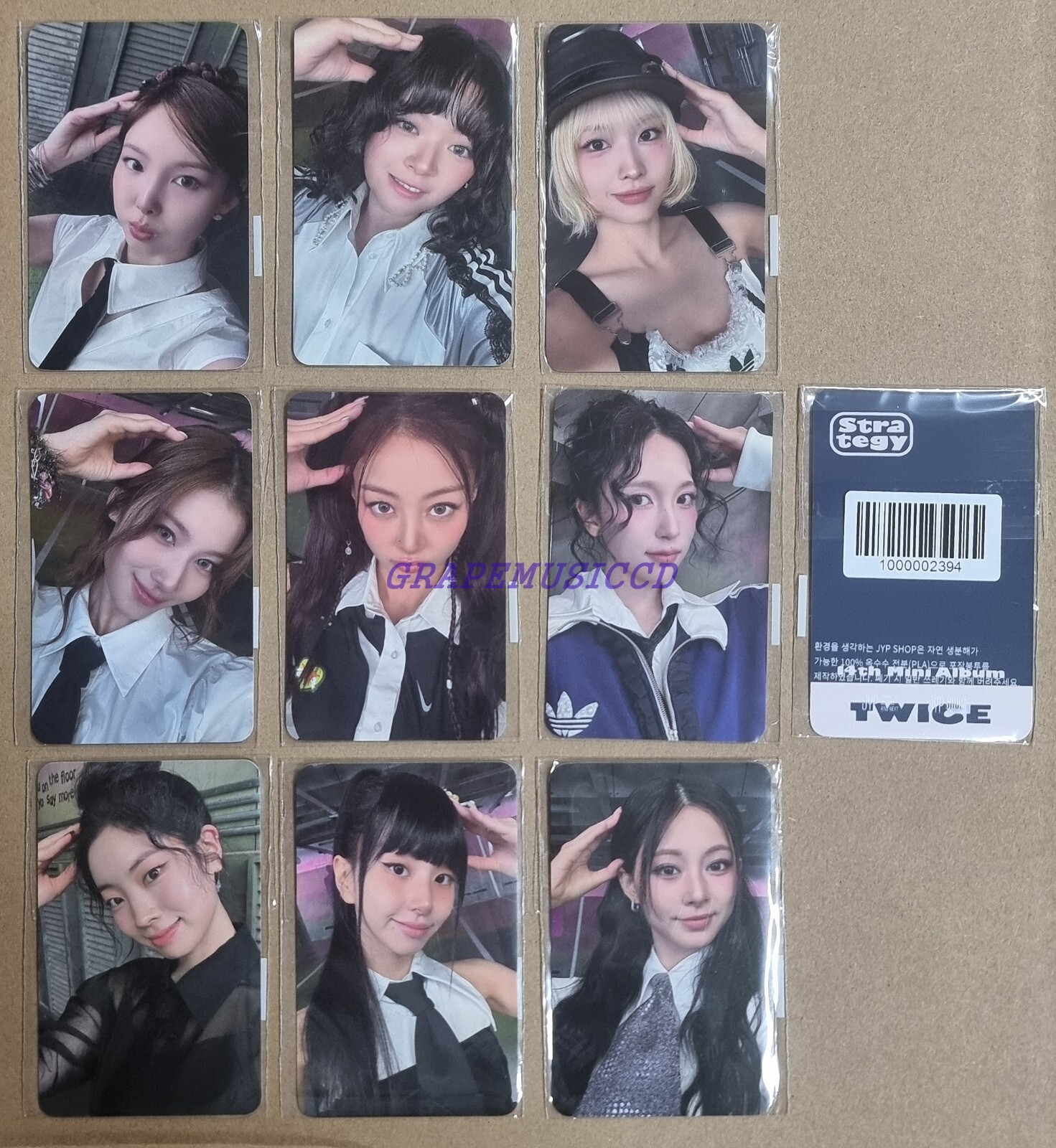 TWICE STRATEGY 14TH MINI Album POP-UP LUCKY DRAW EVENT PHOTOCARD PHOTO CARD ONLY