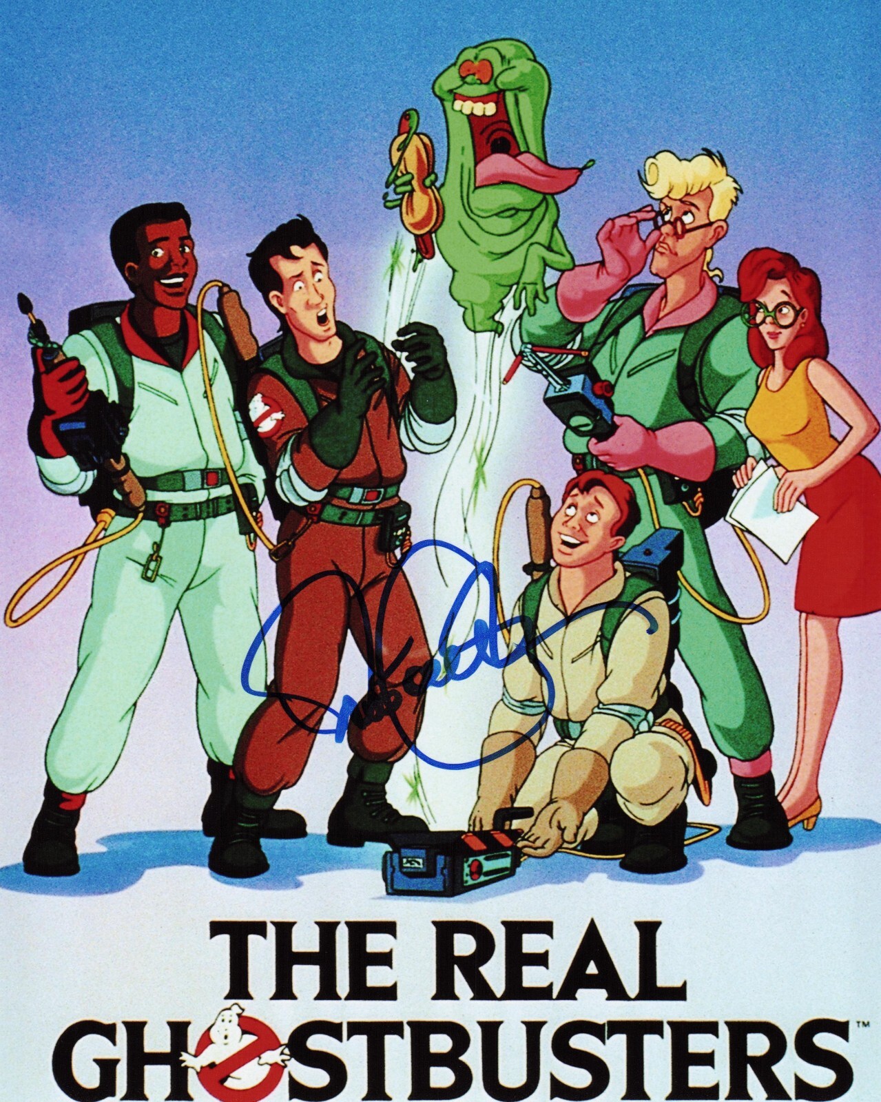 Dave Coulier signed autographed 8×10 photo Peter Venkman 1986 Real Ghostbusters