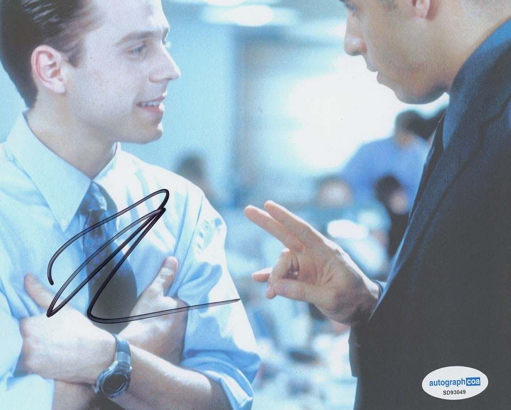 Giovanni Ribisi signed “BOILER ROOM” 8×10 Photo EXACT PROOF Vin Diesel ACOA COA
