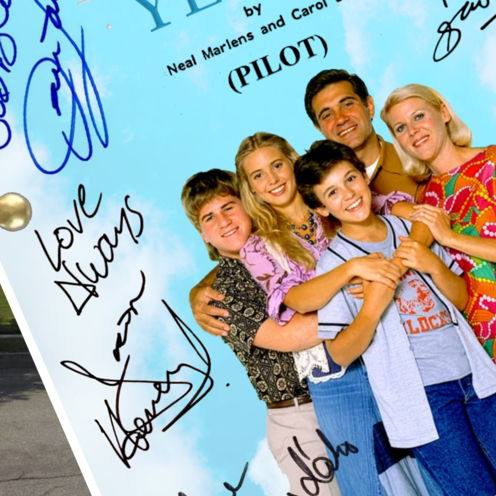 The Wonder Years Pilot Script Autograph Reprint & 8X10 Glossy Fred Savage
