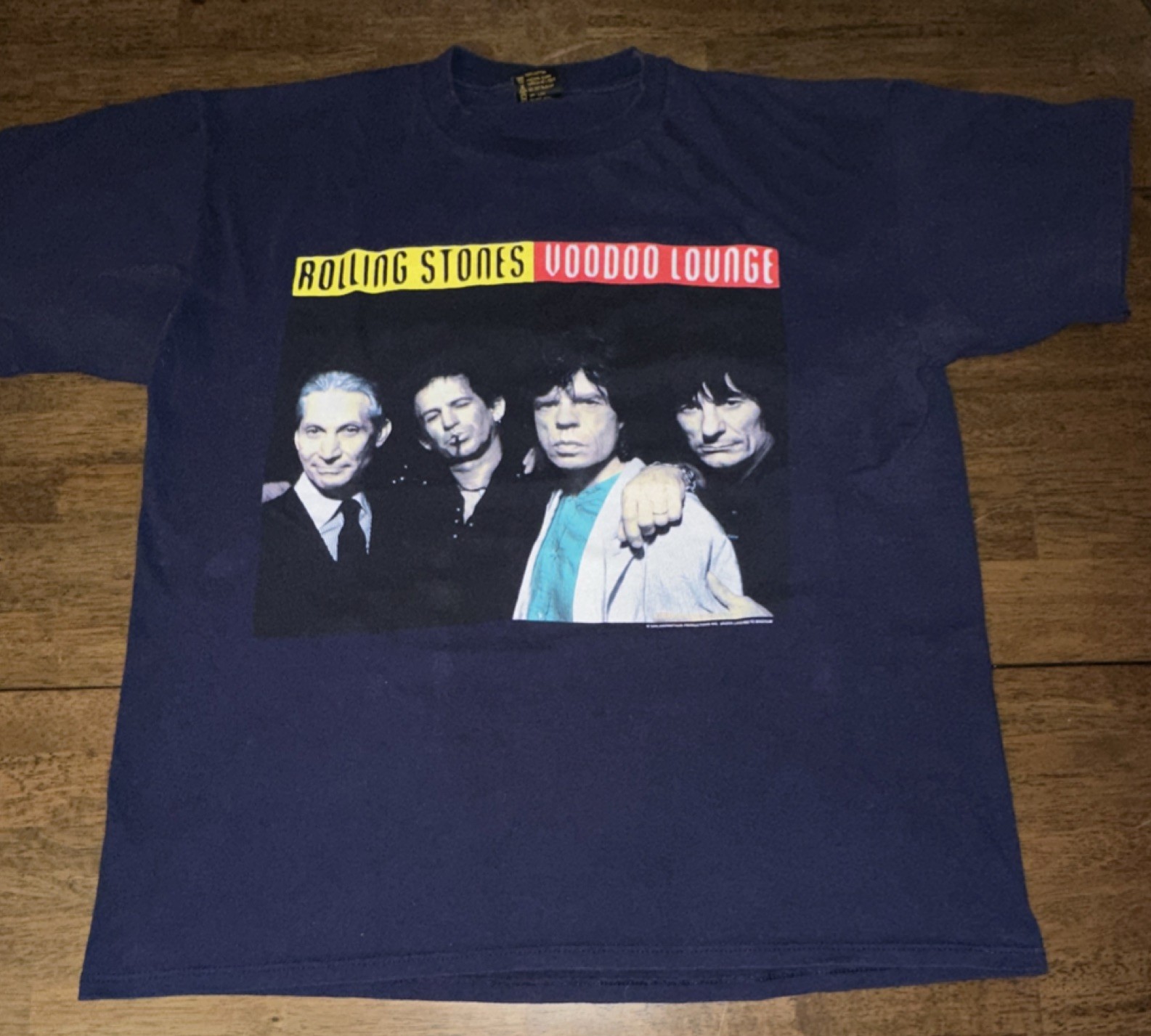 Brockum Rolling Stones Voodoo Lounge Tour Size XL Vintage 94/95 Cotton T-Shirt
