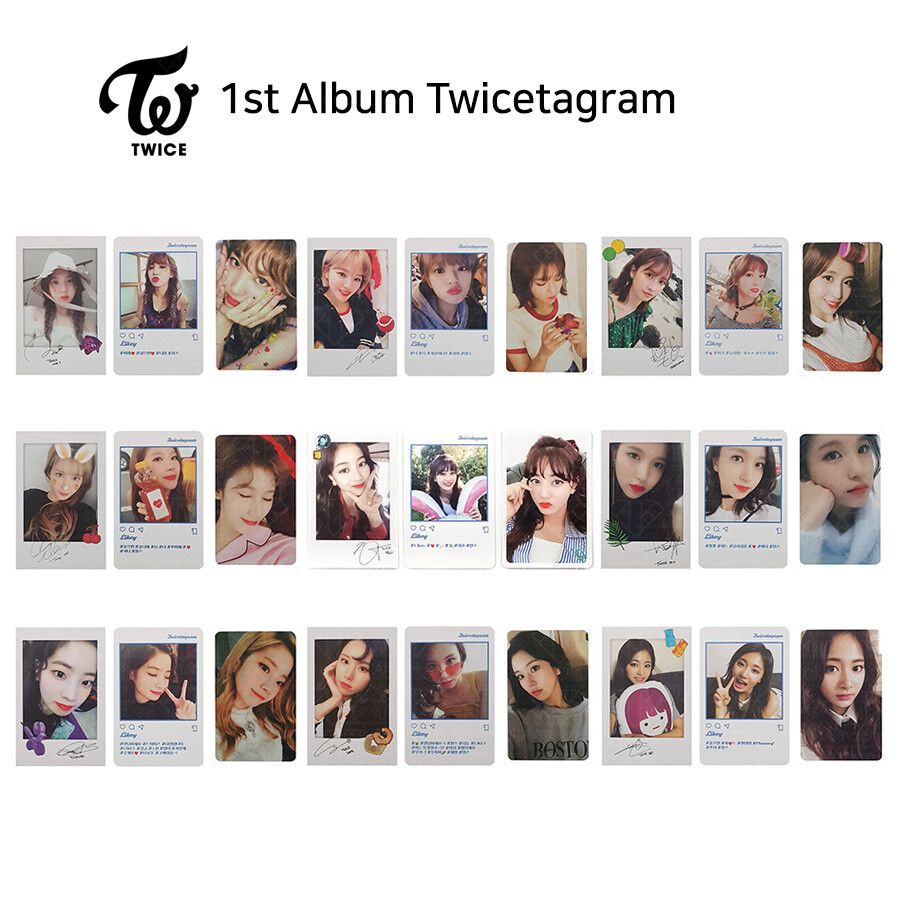 TWICE 1st album Twicetagram Likey Official Photocard KPOP K-POP