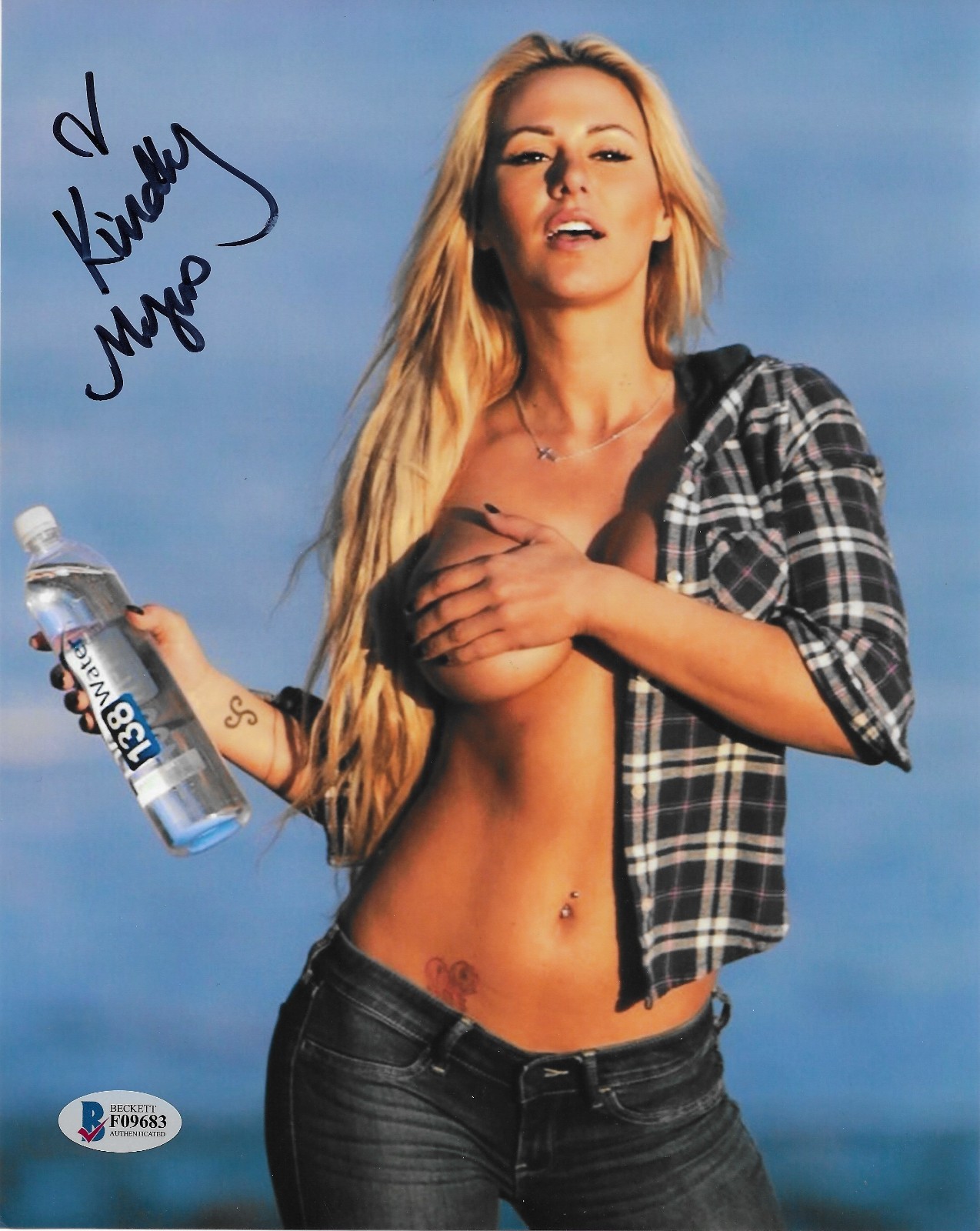 Kindly Myers Signed 8×10 Photo Autographed BAS COA Beckett Swimsuit Model 83