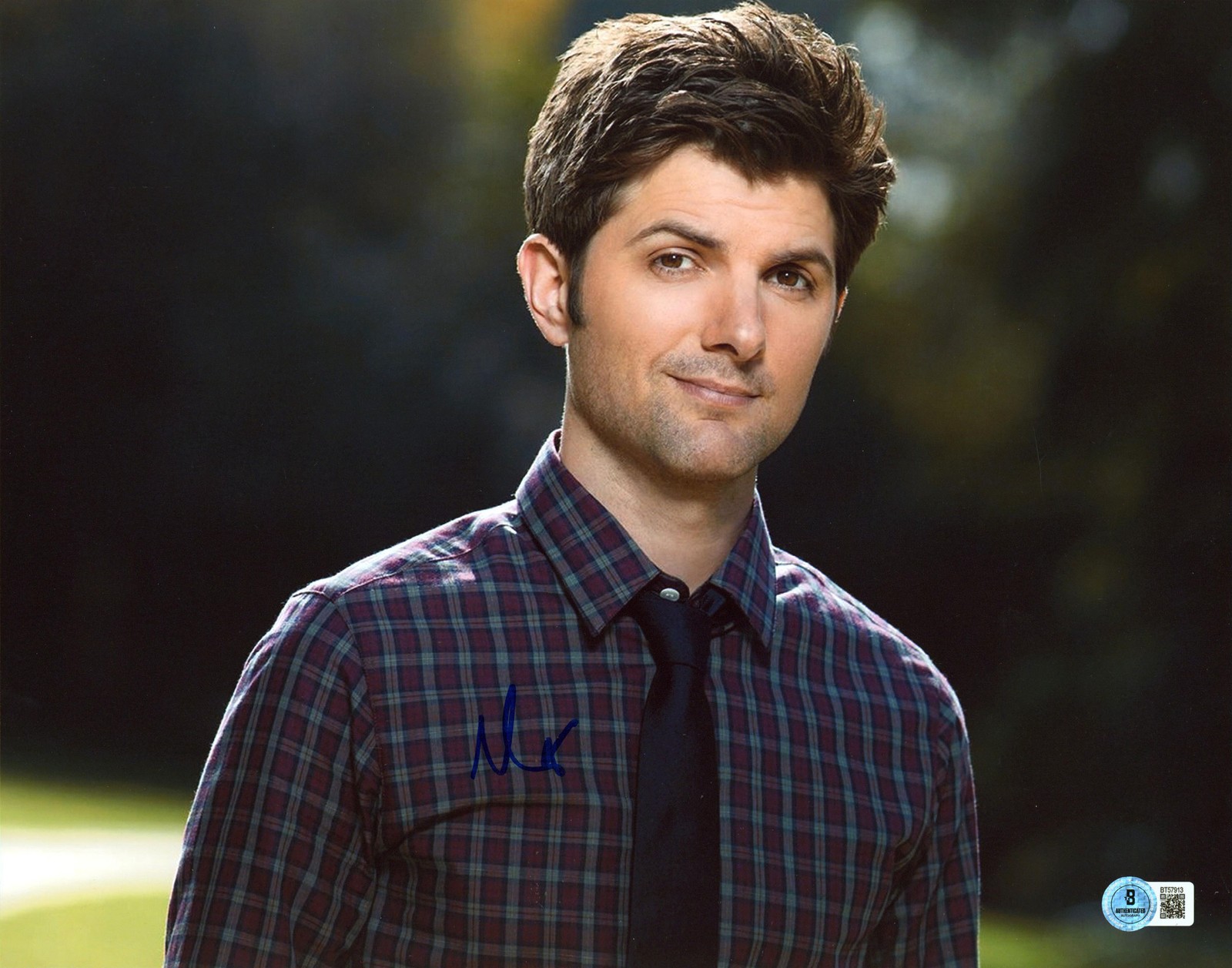 Adam Scott Big Little Lies Authentic Signed 11×14 Horizontal Photo BAS #BT57913
