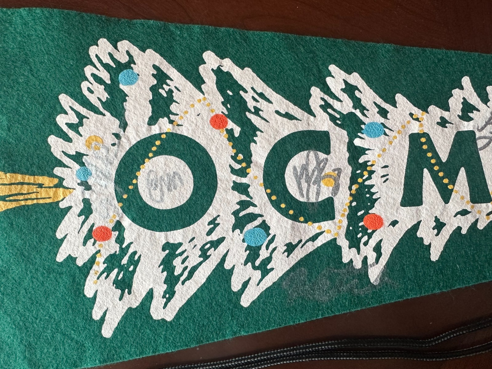 Old Crow Medicine Show VIP Exclusive – Autographed Holiday Pennant + VIP Lanyard