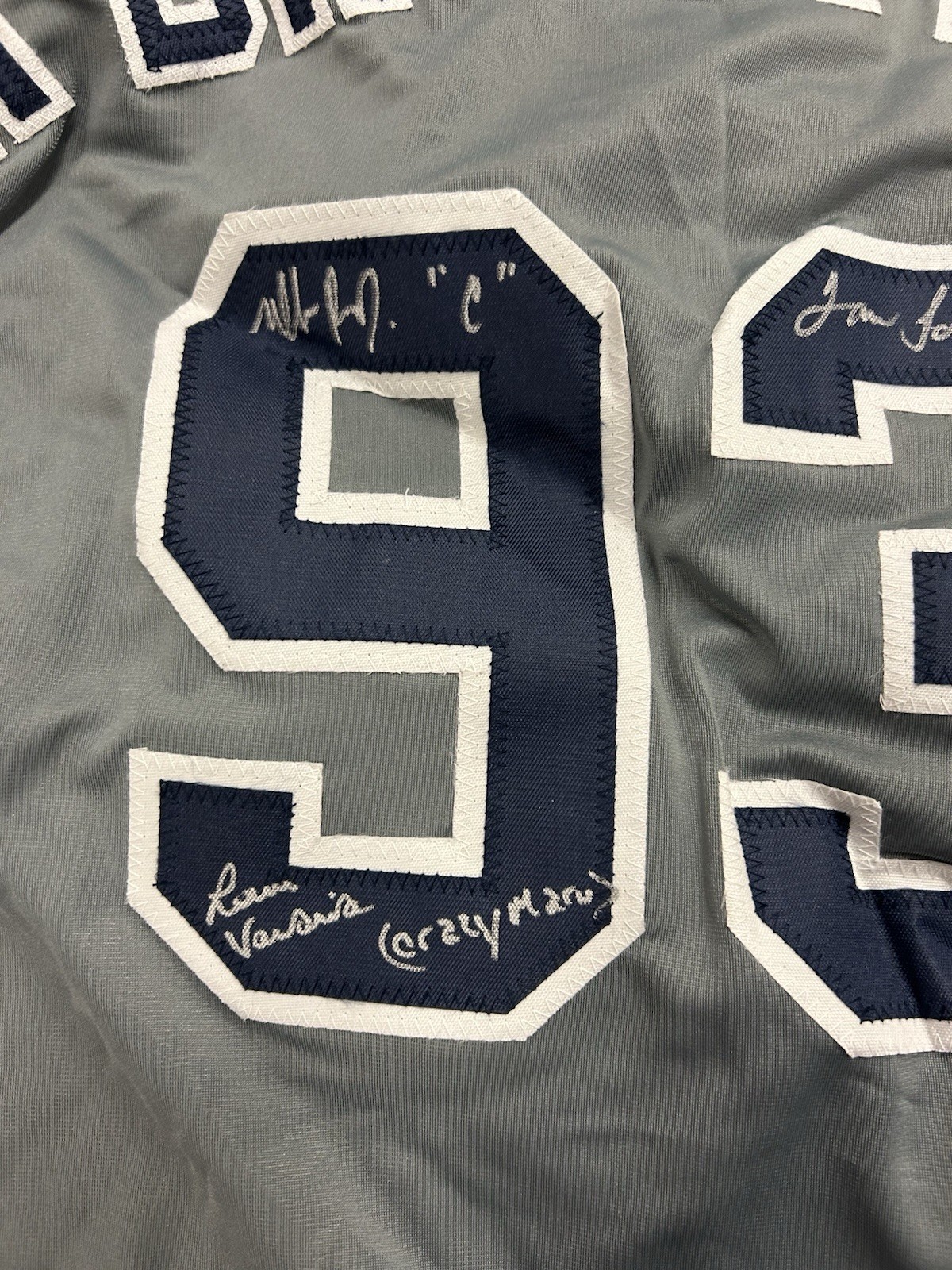 HTF A Bronx Tale Signed Lillo Brancato Taral Hicks Louis Vanaria Baseball Jersey