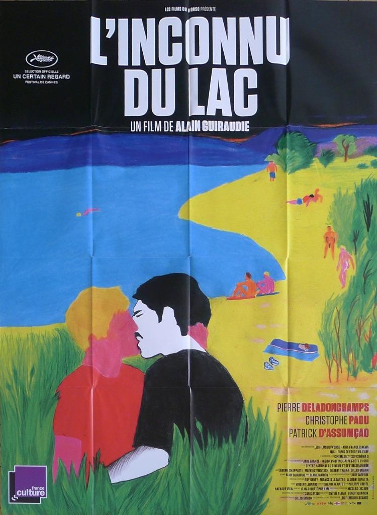 L’INCONNU DU LAC / STRANGER BY THE LAKE – GAY / LGBT – LARGE FRENCH POSTER