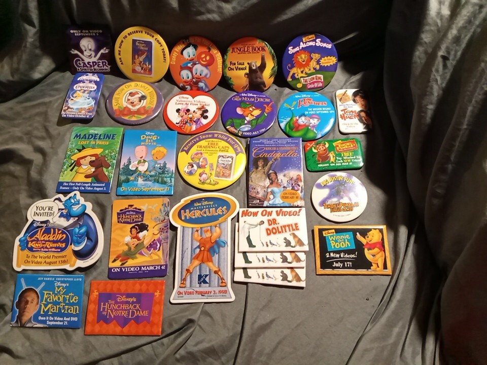 1 = 90’s – 00’s Promotional Disney Movie Pins (Pick 1) Vintage K-Mart Free Shipp