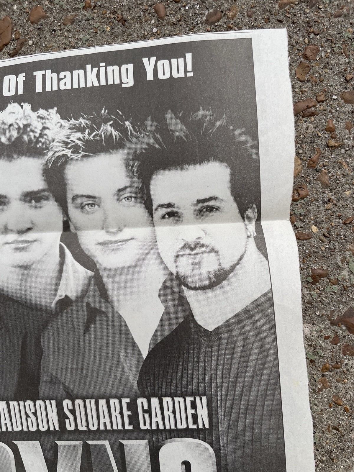 ‘N Sync 2000 Live From MSG Newspaper Ad Rare N Sync Justin Timberlake Pop Music