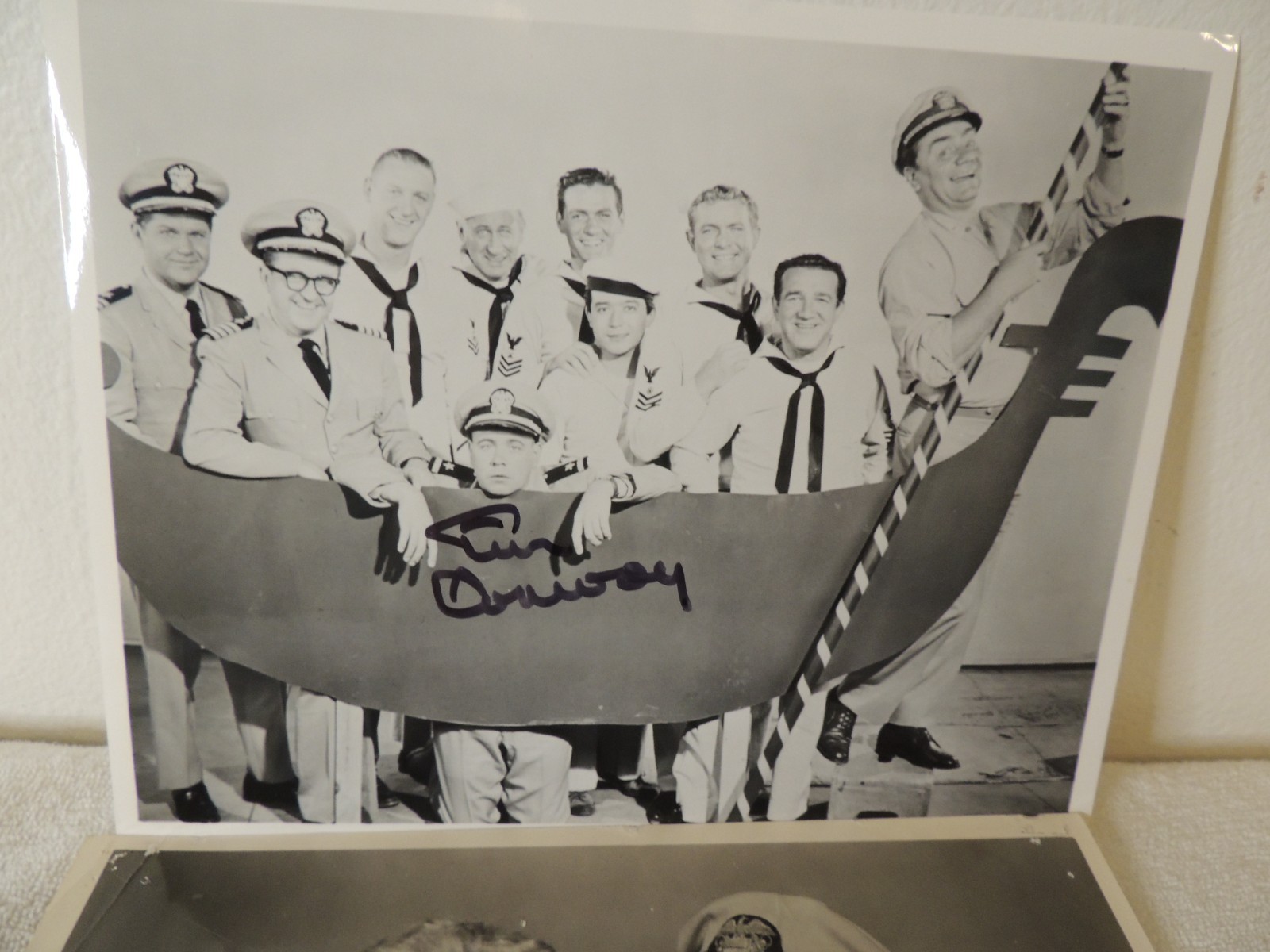 TIM CONWAY Signed 8″x10″ Photo Guaranteed McHales Navy + one more photo