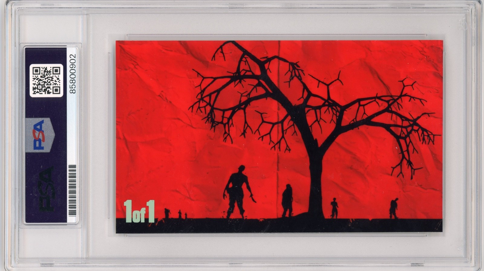 Robert Kirkman Signed Cut Custom The Walking Dead 3×5 Card PSA Slab Slabbed AUTO