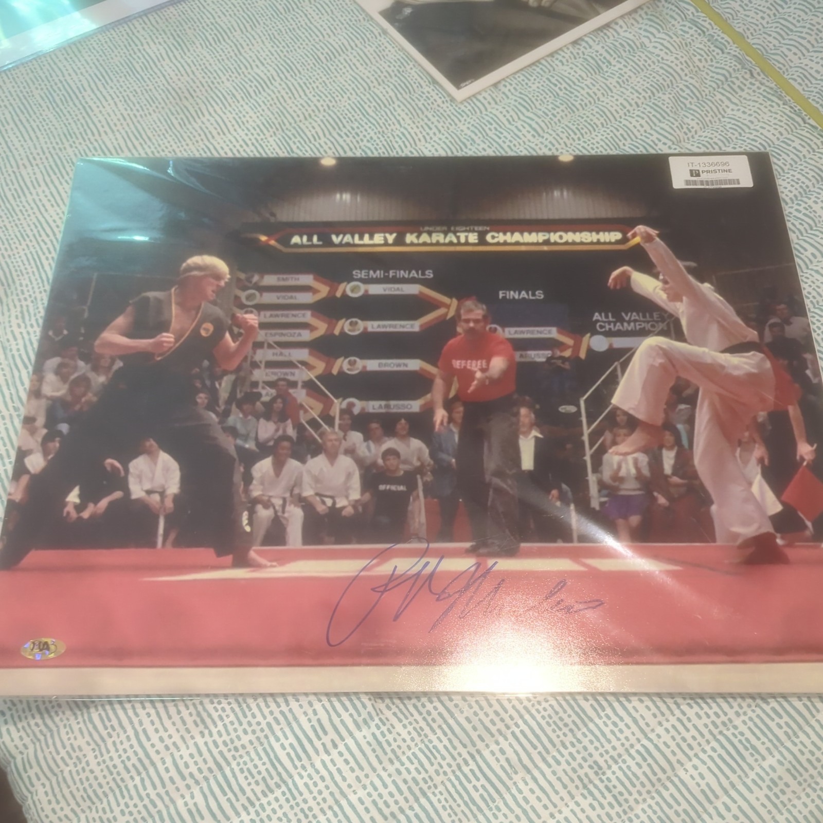 Karate Kid – RALPH MACCHIO Autographed 20×16 Poster Wall Art Movies COA
