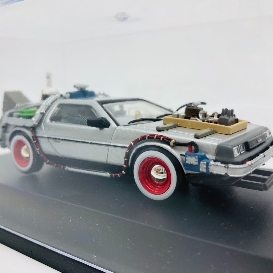 BACK TO THE FUTURE Part III 1/43 Scale Delorean DieCast Collection Figure SKYNET