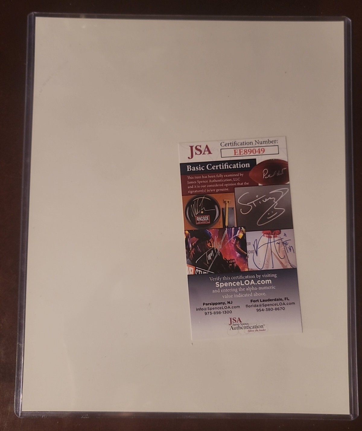 BRANDON CRANE SIGNED AUTOGRAPHED 8X10 COLOR PHOTO STEPHEN KING IT JSA