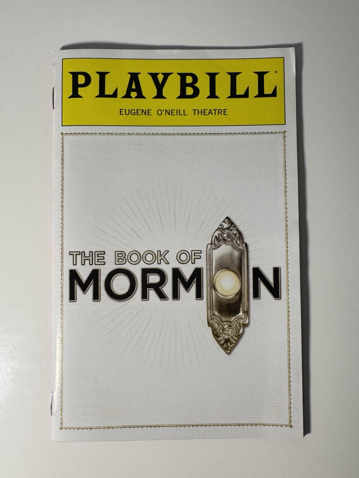 The Book of Mormon July 2024 Broadway Playbill (Kevin Clay & Cody Strand)
