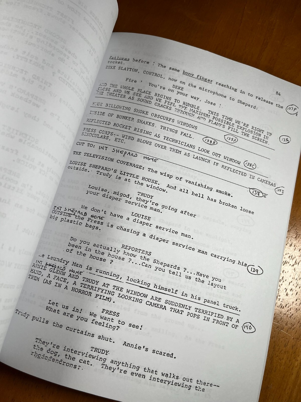 The Right Stuff Script Signed- Autograph Reprints- Astronauts- NASA