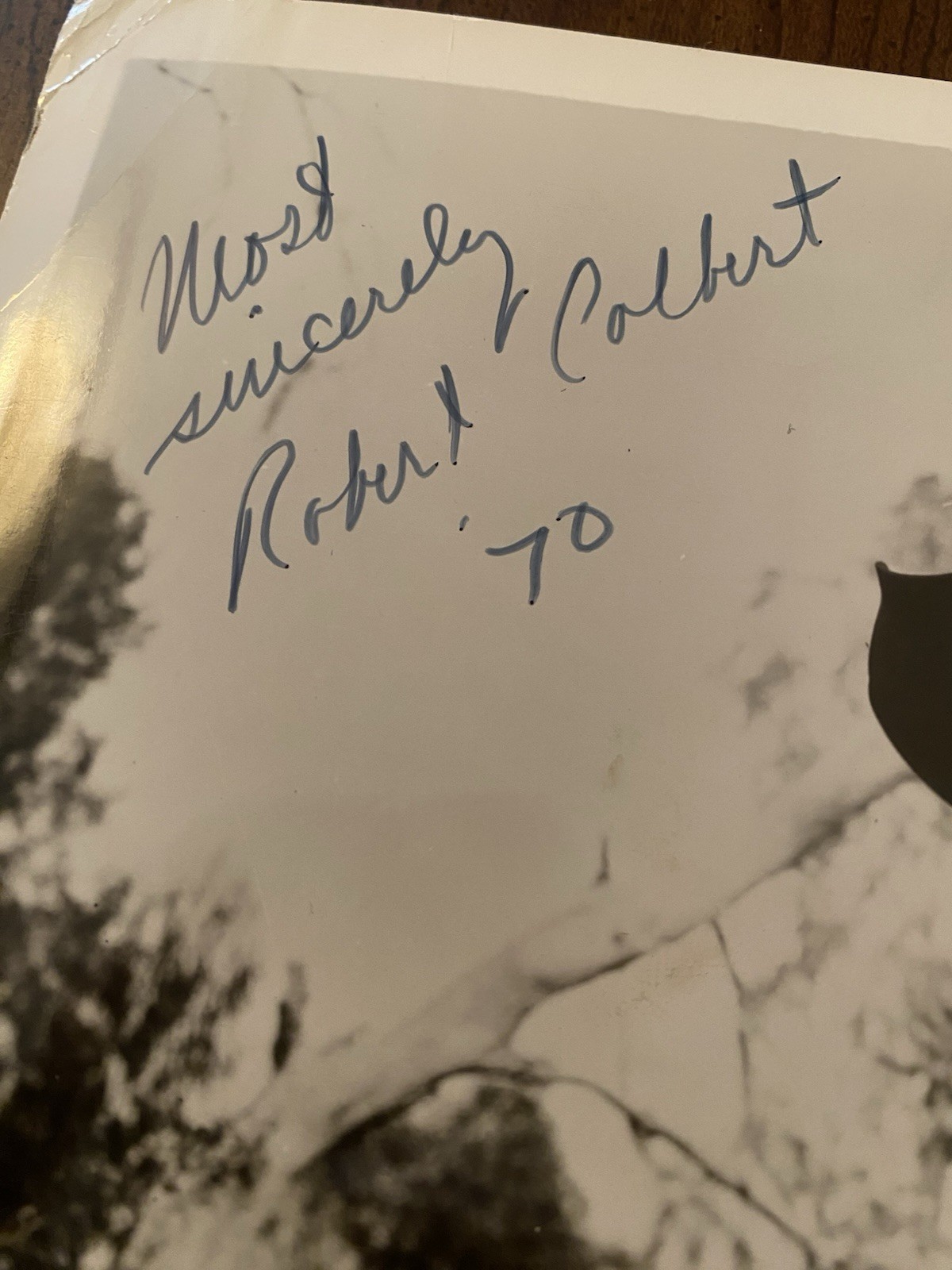 Robert Colbert Signed Autographed Vintage Photo With COA Maverick Western 1970
