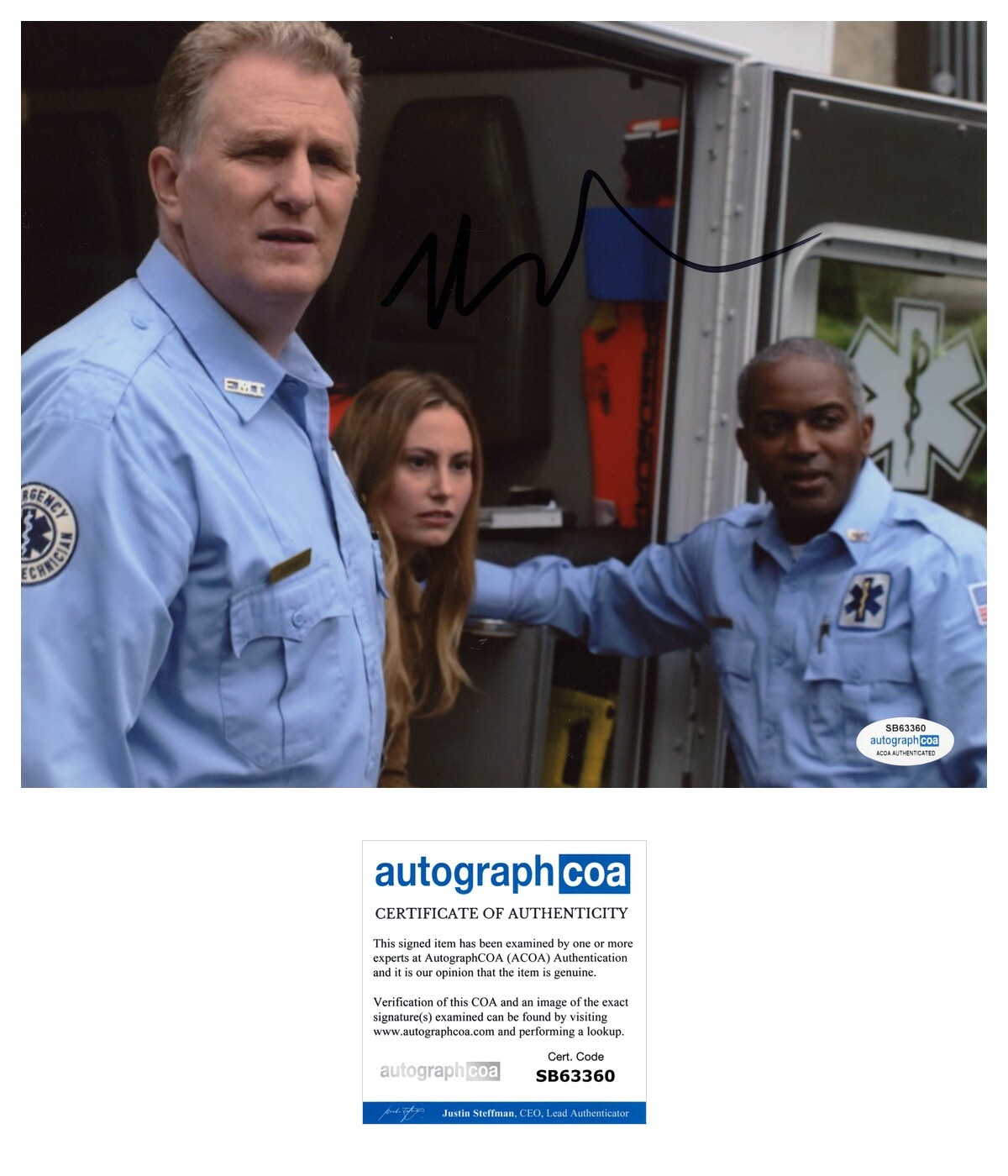 Michael Rapaport signed autograph 8×10 photo “Atypical” ACOA ‘Doug Gardner’