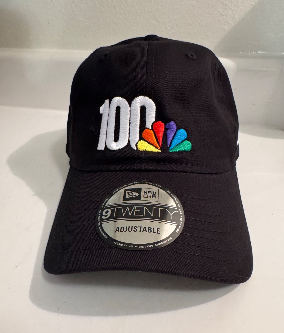 NBC 100 Black New Era Hat for NBC Universal 100th Anniversary – New!