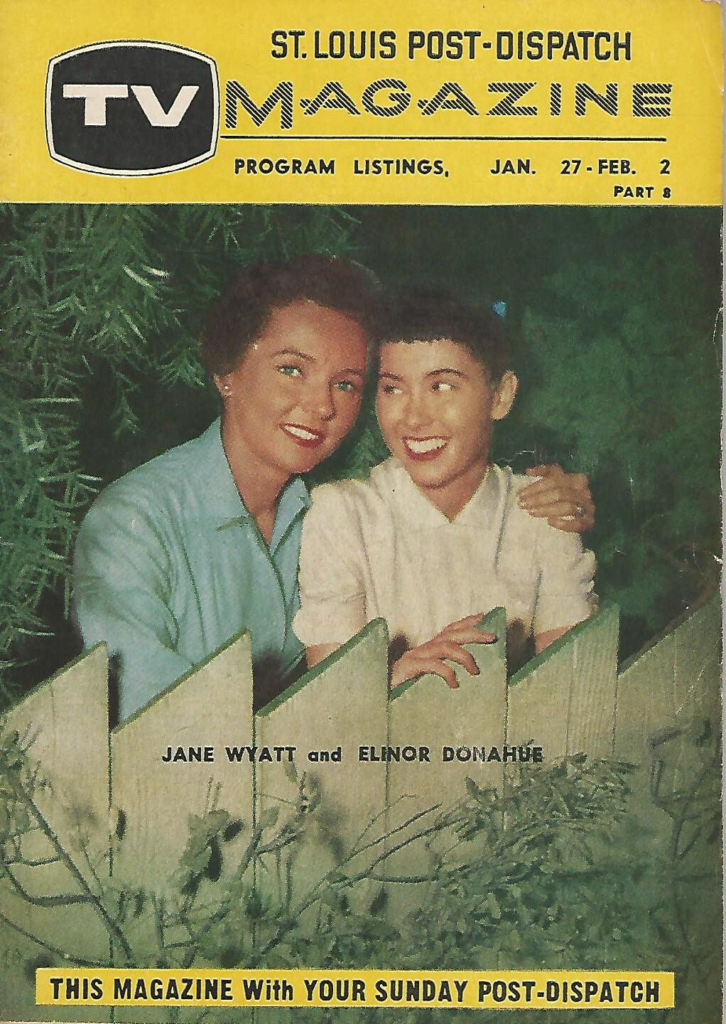 RARE 1957 FATHER KNOWS BEST TV MAGAZINE GUIDE REGIONAL JANE WYATT ELINOR DONAHUE