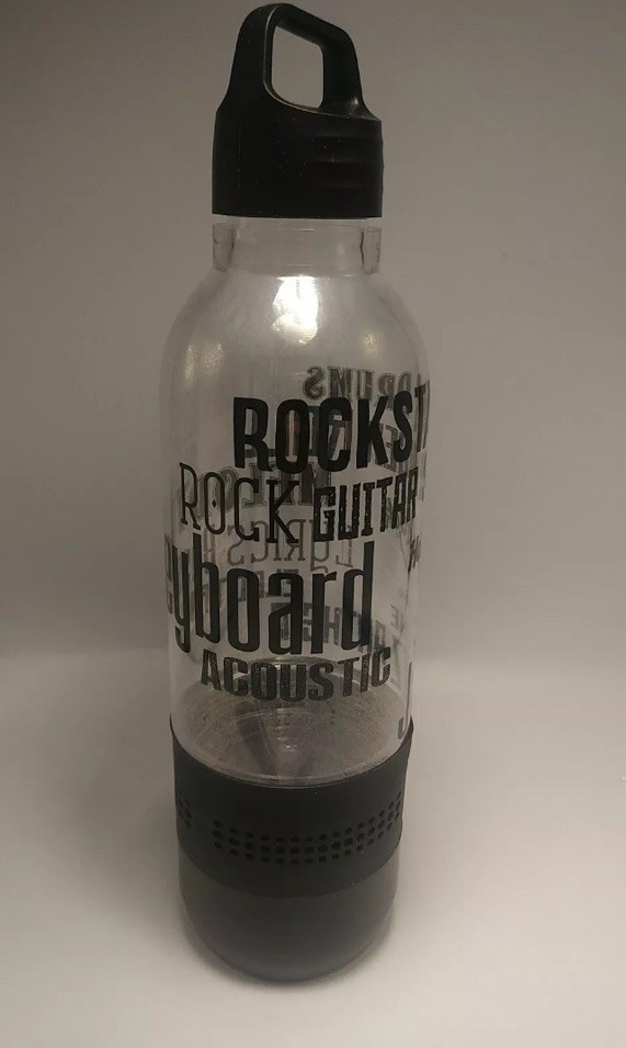 Hard Rock Cafe H2O AUDIO Water Bottle Bluetooth Speaker with TF card Slot