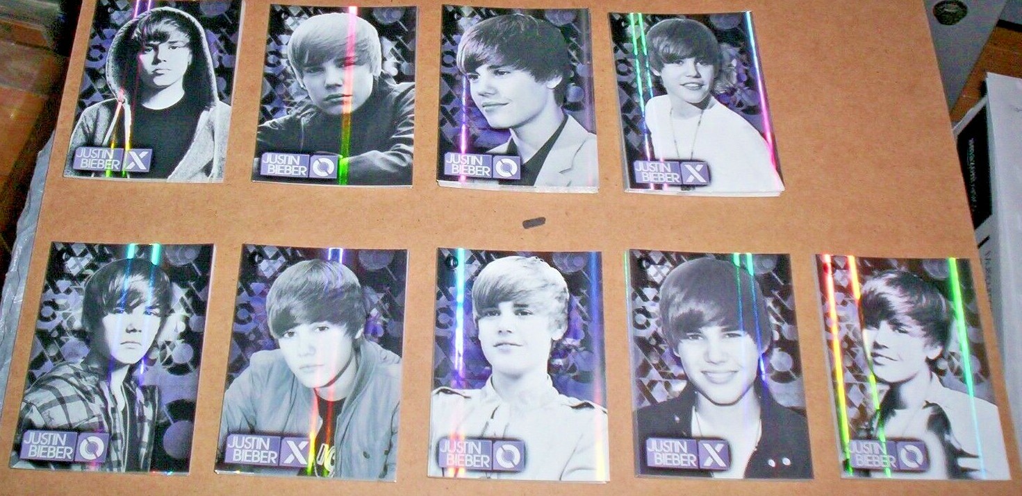 Justin Bieber 2010 Panini XOXO Insert Card – USE DROP DOWN TO SELECT YOUR CARD !