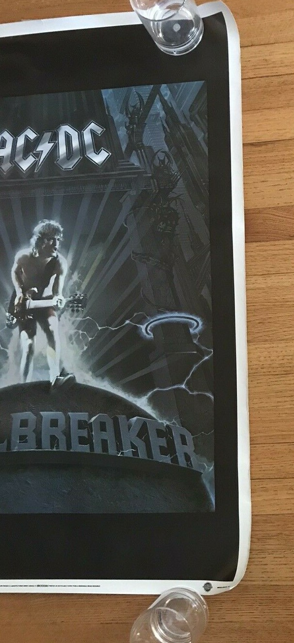 1995 AC/DC BallBreaker Promo Poster 25″ X 35″