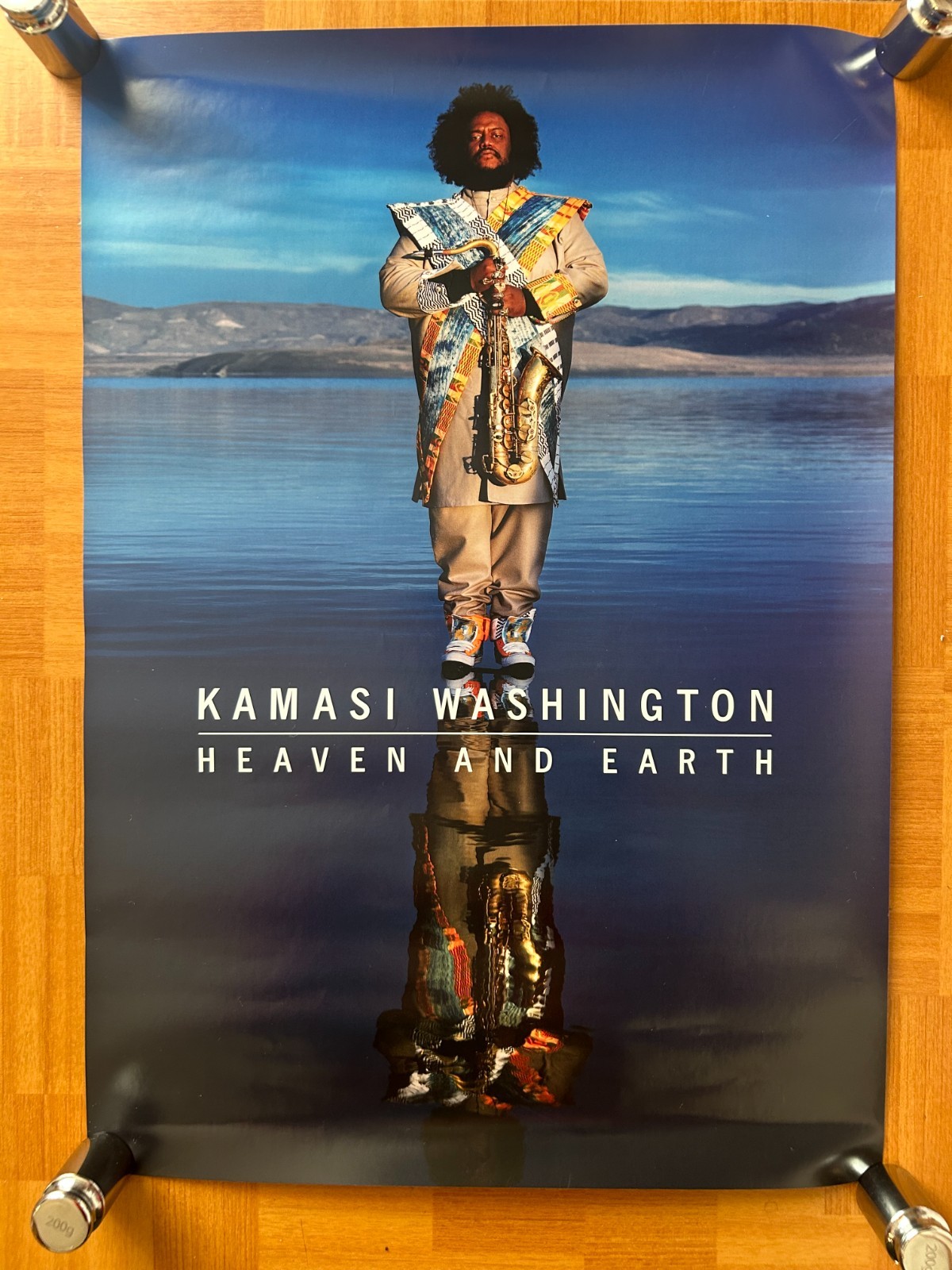 Kamasi Washington / Heaven and Earth Japan Original Promo Mini Poster B3 14x20in