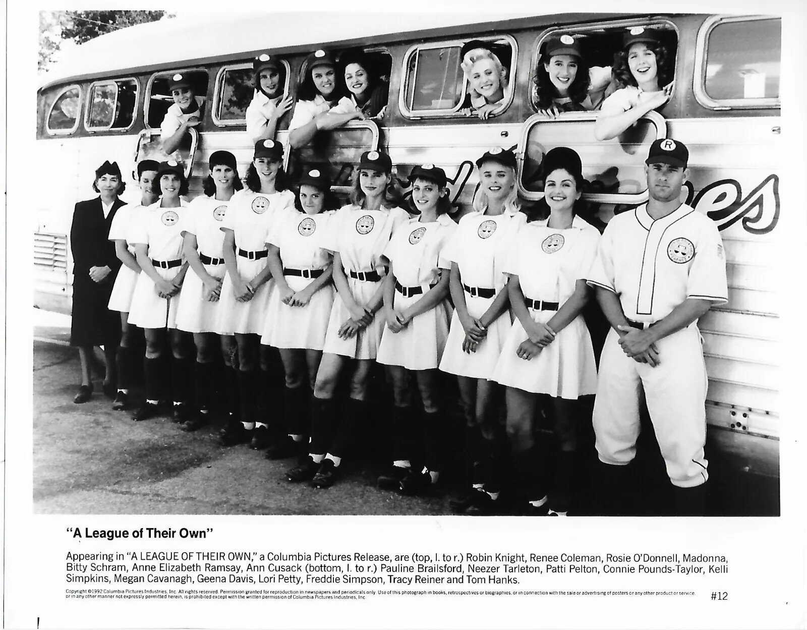 Team Comedy.. A League Of Their Own Original Movie Studio Still. 8×10 Picture Ce