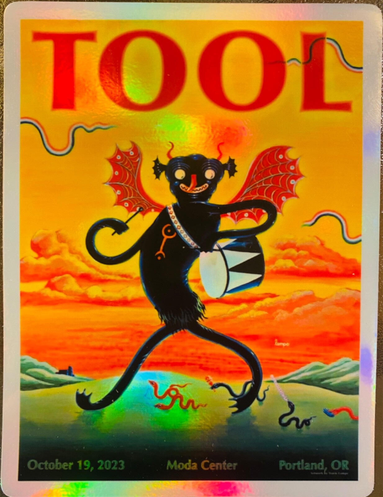TOOL PORTLAND OR FOIL STICKER