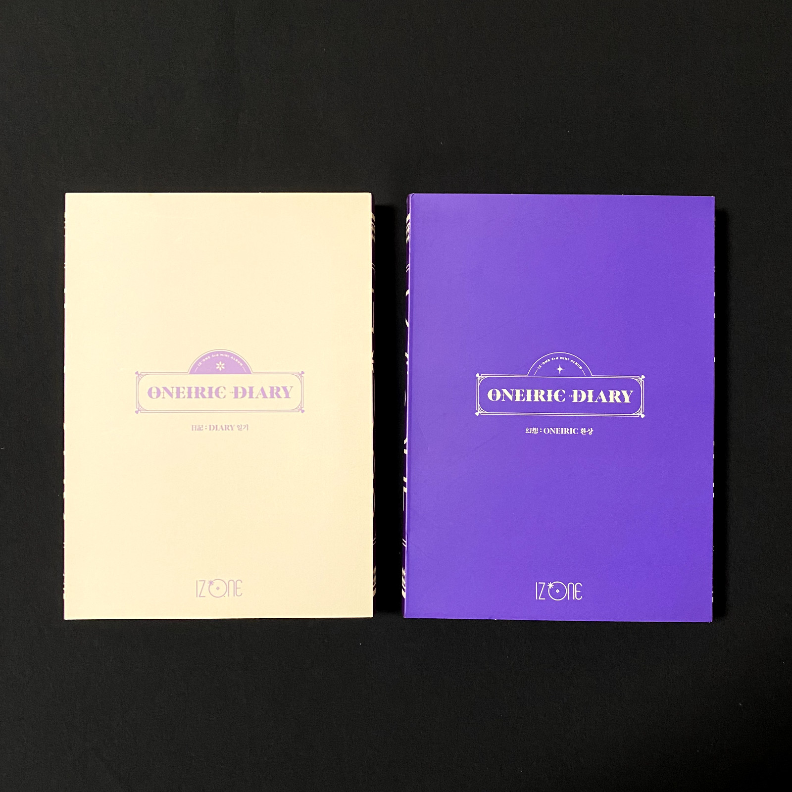 iz*one 3rd mini album oneiric diary 2 ver. set + photo cards IZONE