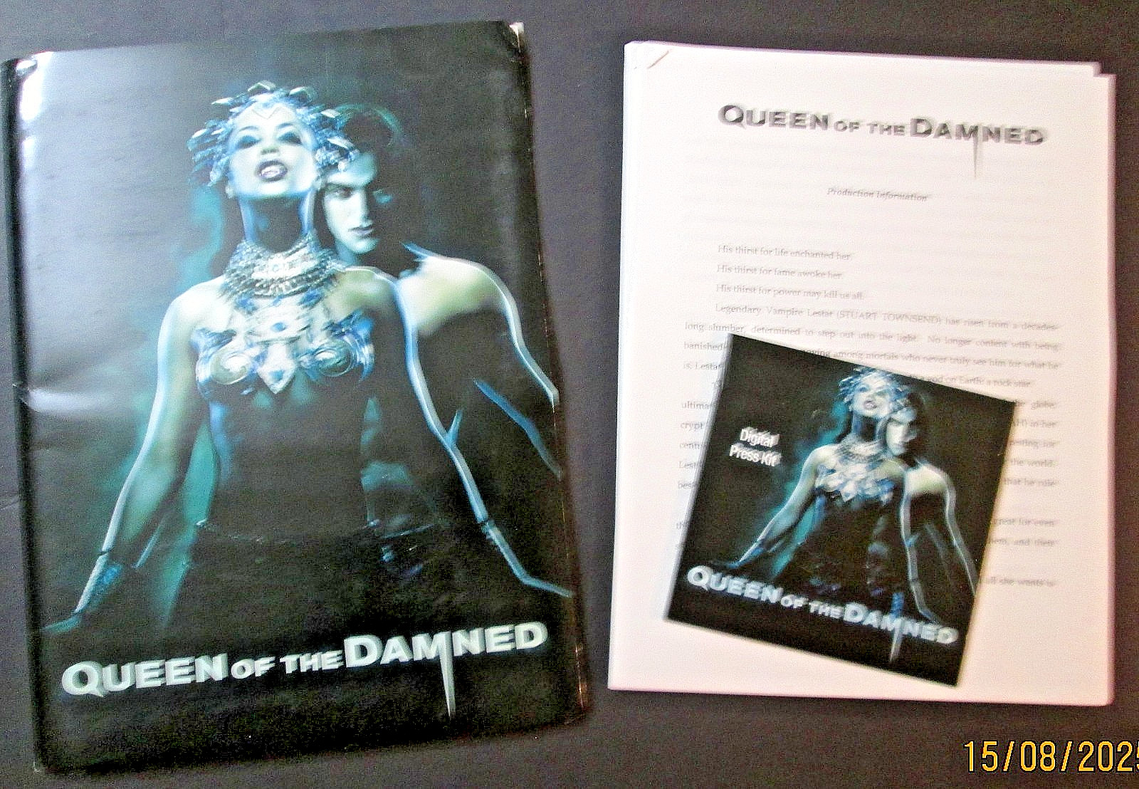 ANNE RICE: (QUEEN OF THE DAMNED) ORIG,2002 MOVIE PRESSKIT