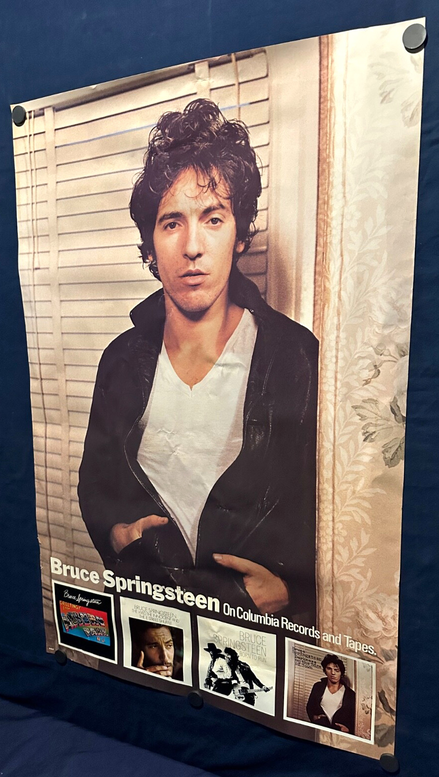 🔥 Very Rare BRUCE SPRINGSTEEN “Darkness” Record Store PROMO POSTER 23×35 VG+