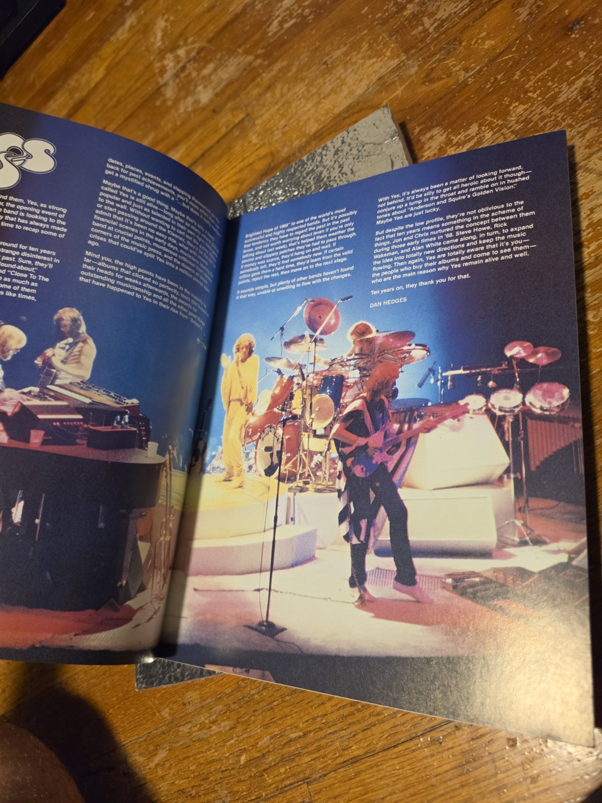 Yes Goodnight Tour Book Program Photo Booklet Concert Program Booklet Rock & Pop