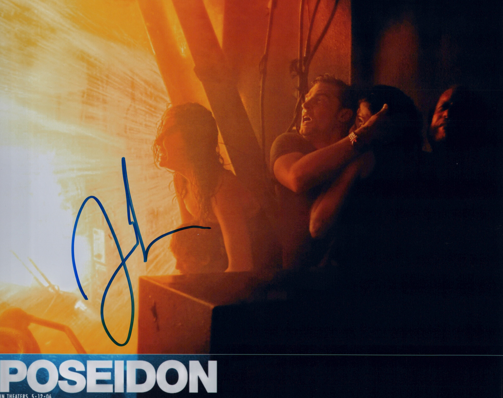 Josh Lucas signed Autographed “POSEIDON” 8×10 Photo COA a