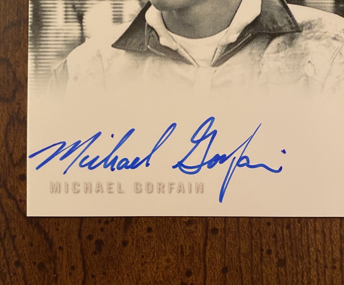 Michael Gorfain Signed Autographed The Twilight Zone Trading Card Rittenhouse