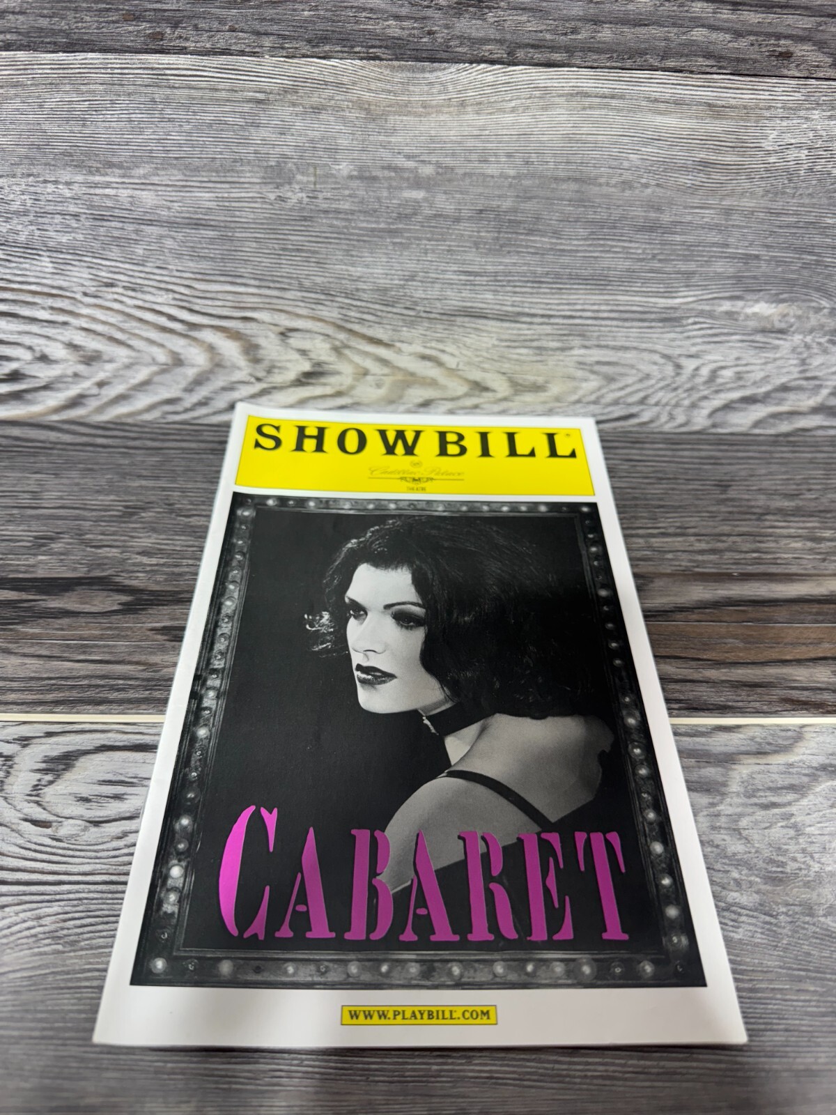 CABARET, PLAYBILL/SHOWBILL, CADILLAC PALACE, DECEMBER 2000,